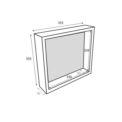 Radiant ThermaNiche Shower/Wall Niche - 70mm Deep - Various Sizes Available
