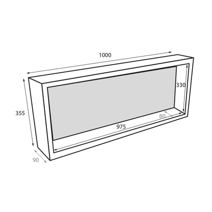 Radiant ThermaNiche Shower/Wall Niche - 90mm Deep - Various Sizes Available