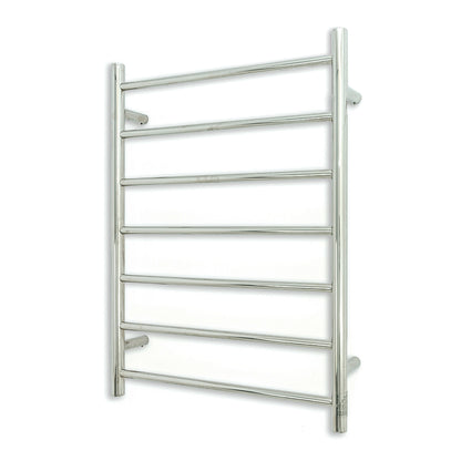 Radiant LOW Voltage Heated Towel Rail (12V-RTR01) 600mm x 800mm - 7 bars (ROUND) - Multiple Colour Finishes