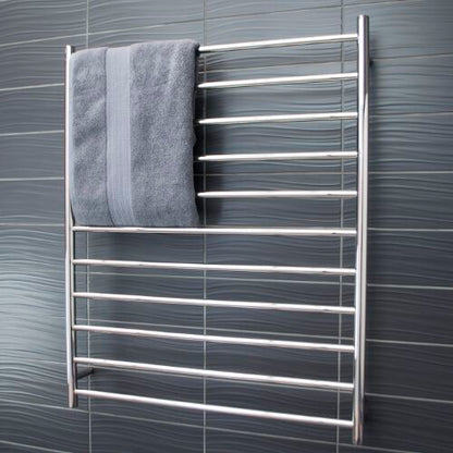 Radiant Heated Towel Rail (RTR05) 900mm x 1100mm - 11 Bars ROUND