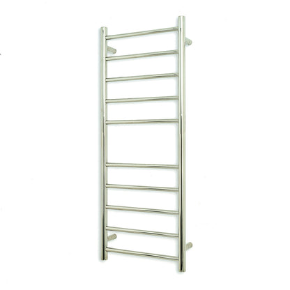 Radiant LOW Voltage Heated Towel Rail (12V-RTR430) 430mm x 1100mm - 10 bars (ROUND) - Multiple Colour Finishes