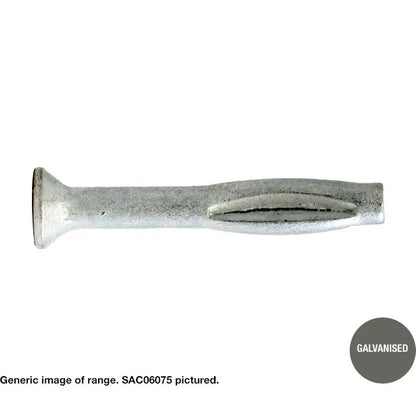 Macsim Countersunk SPLITZ Anchor Galvanised - Various Sizes and Quantities