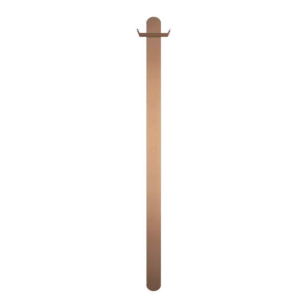 Radiant Single Vertical Flat Bar NON-Heated Towel Rail 930mm Tall - Various Colour Finishes