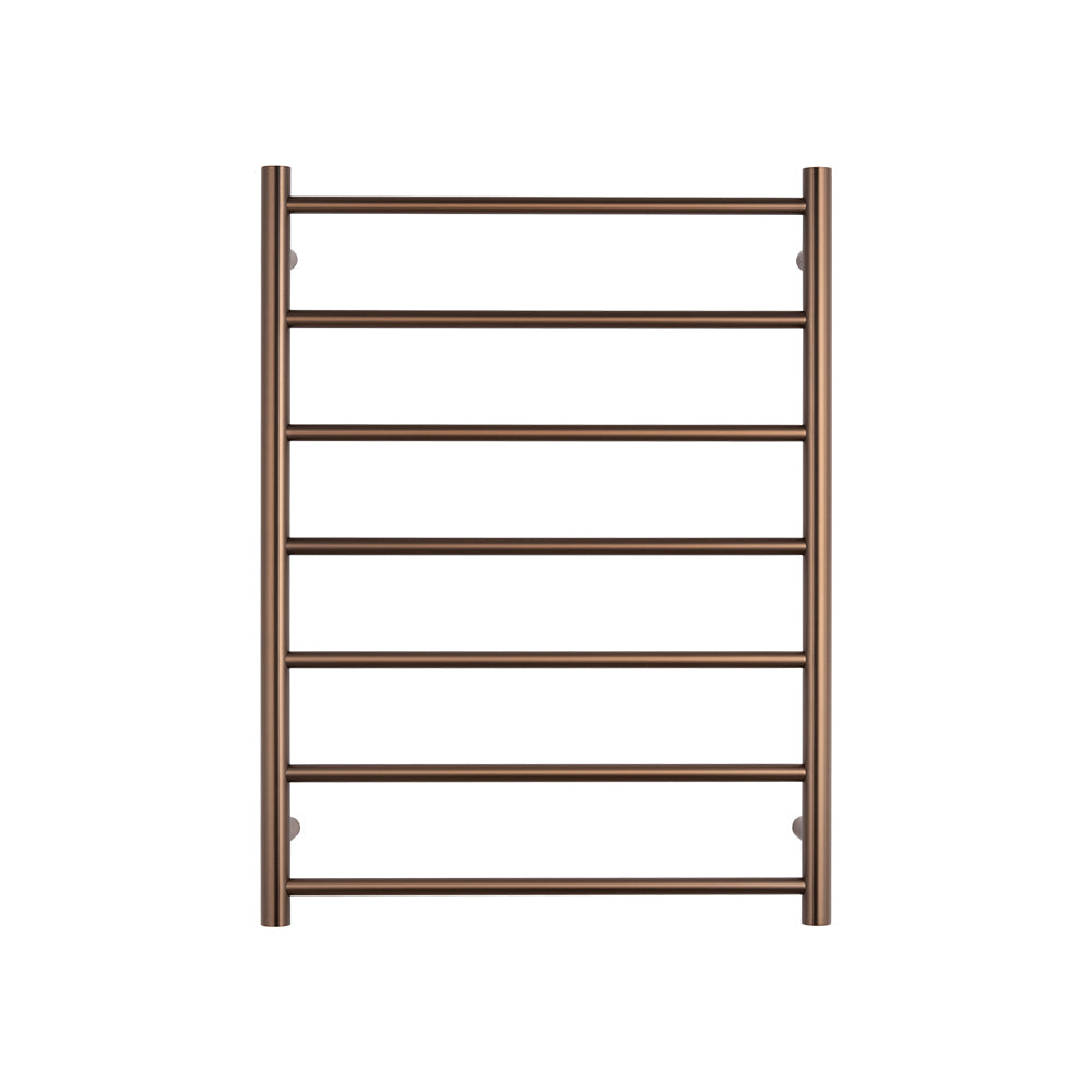 Radiant Heated Towel Rail (RTR01) 600mm x 800mm - 7 Round Bars - Multiple Colour Finishes