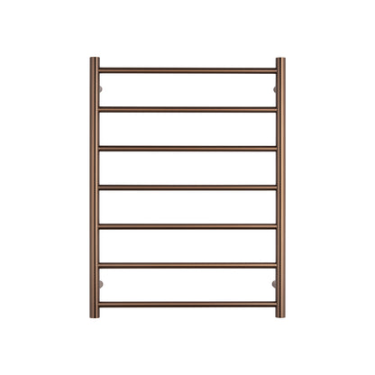 Radiant Heated Towel Rail (RTR01) 600mm x 800mm - 7 Round Bars - Multiple Colour Finishes
