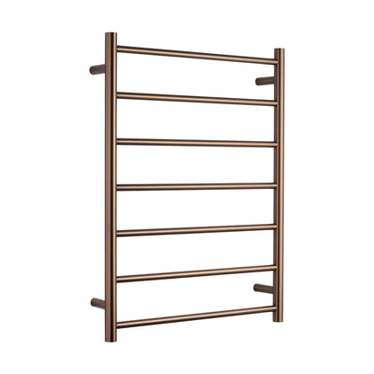 Radiant Heated Towel Rail (RTR01) 600mm x 800mm - 7 Round Bars - Multiple Colour Finishes