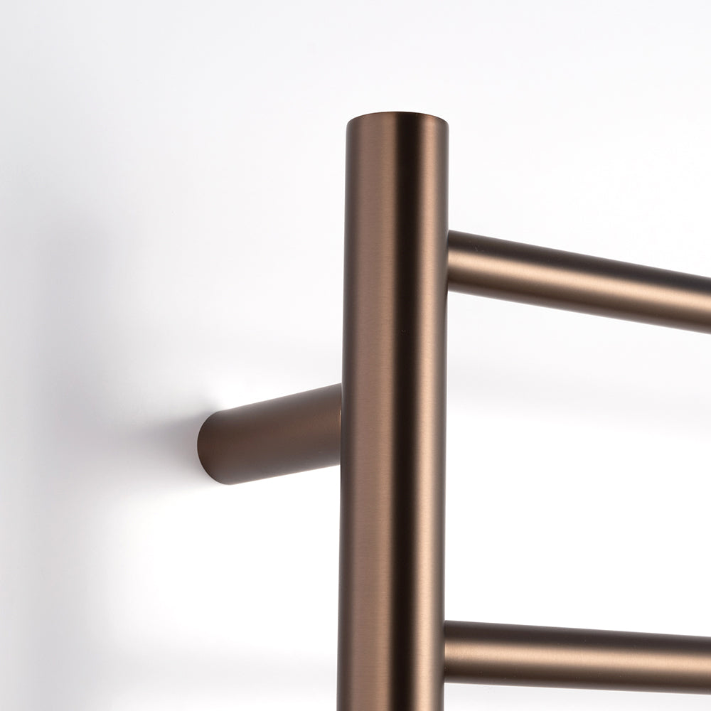 Radiant Heated Towel Rail (RTR01) 600mm x 800mm - 7 Round Bars - Multiple Colour Finishes