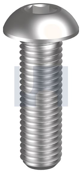 Macsim Button Head Socket Screws Stainless Steel - Box of 100 - Two Sizes
