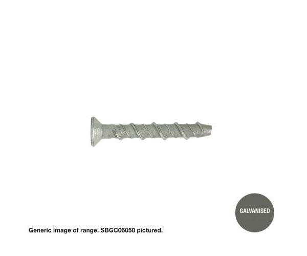 Countersunk Screwbolt Diameter x Length Galvanised or Zinc