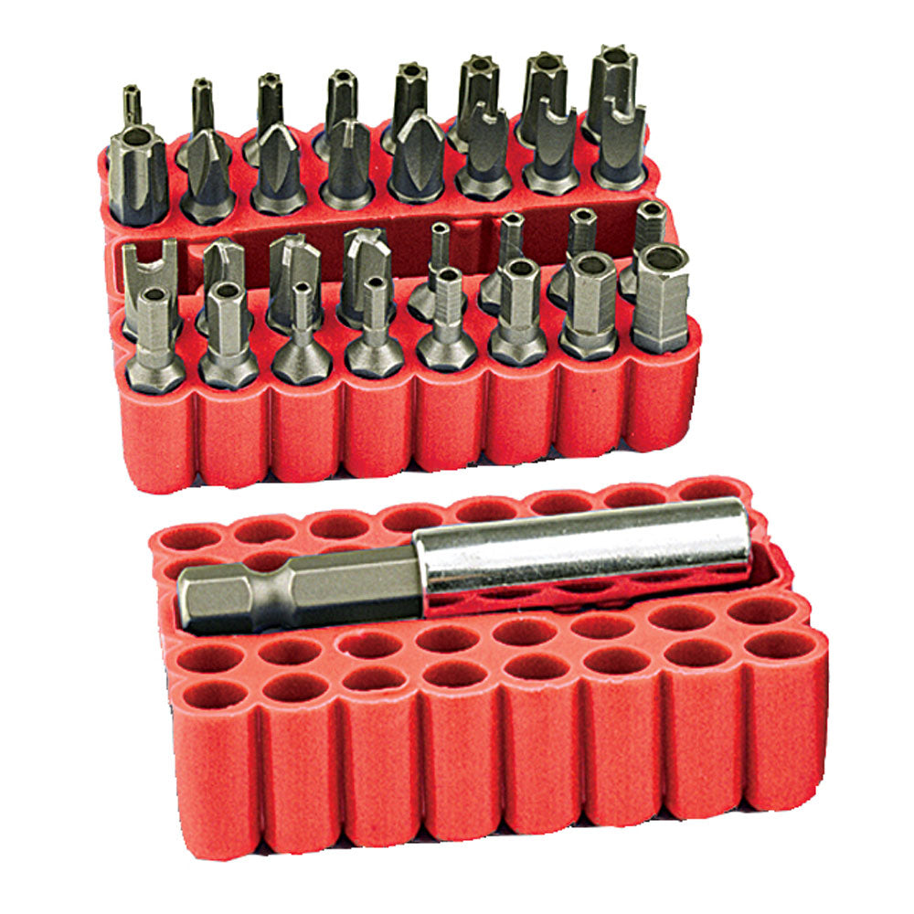Security Tool Kit - 33 or 100 piece set with all the essential inserts bits for every job