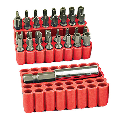 Security Tool Kit - 33 or 100 piece set with all the essential inserts bits for every job
