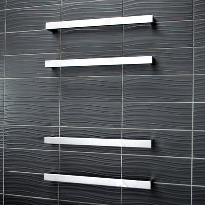 4 x Single Square Bar - Polished - 500 x 80mm 12W per bar