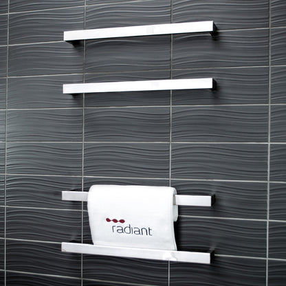 4 x Single Square Bar - Polished - 500 x 80mm 12W per bar