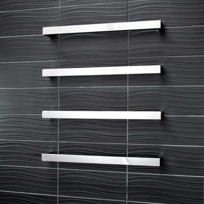 4 x Single Square Bar - Polished - 500 x 80mm 12W per bar