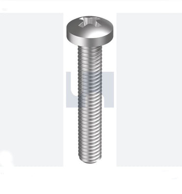 Macsim Pan Head Machine Screw Stainless Steel - Box of 100 - Two Sizes