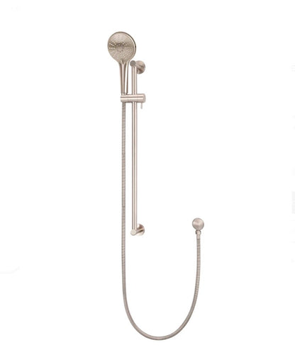 Meir Round 3-Function Hand Shower on Rail Column - Various Colour Finishes