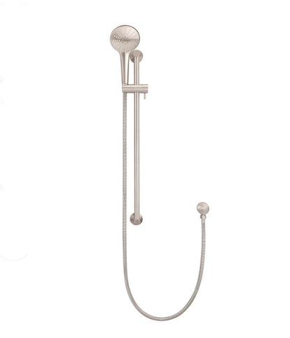 Meir Round 3-Function Hand Shower on Rail Column - Various Colour Finishes