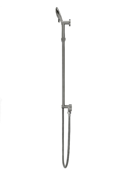Meir Round 3-Function Hand Shower on Rail Column - Various Colour Finishes