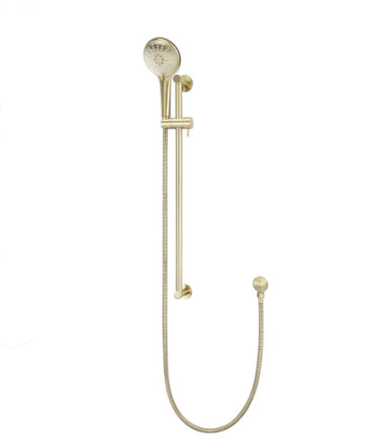 Meir Round 3-Function Hand Shower on Rail Column - Various Colour Finishes