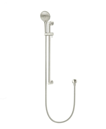 Meir Round 3-Function Hand Shower on Rail Column - Various Colour Finishes