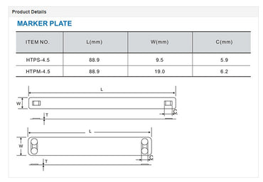 304 Grade Stainless Steel Marker Plates - Pack of 100