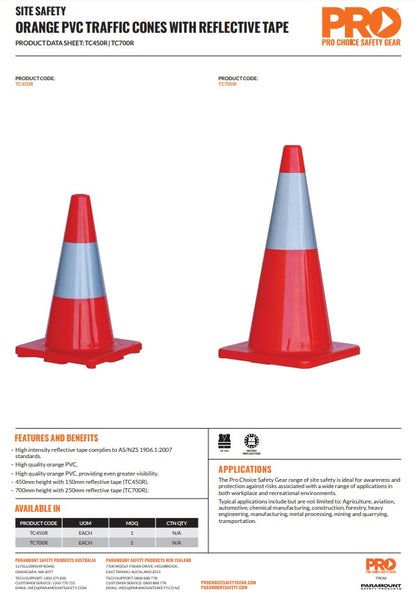 Pro Choice Traffic Cones