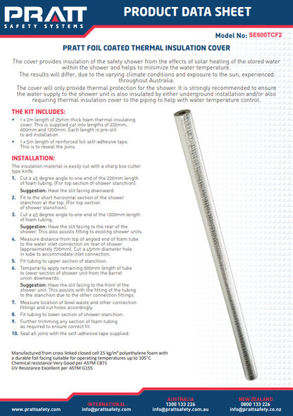 Pratt Emergency Showers and Eye Wash - Accessories
