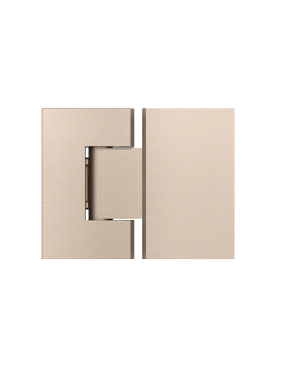 Meir Glass to Glass Shower Door Hinge - Various Colour Finishes