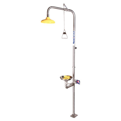 Pratt Emergency Showers & Eyewash Combinations Units - Foot Treadle, Face Wash and Bowl Options