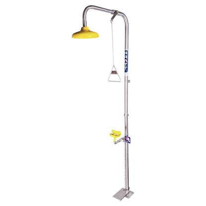 Pratt Emergency Showers & Eyewash Combinations Units - Foot Treadle, Face Wash and Bowl Options