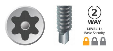 Resytork Countersunk Self Drilling Screw Box of 100 - 2 Material Options in Various Lengths