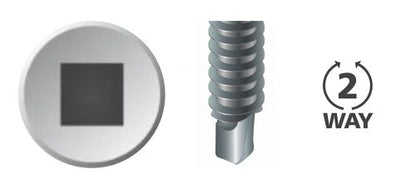 Prolnx Self Drilling Wing Tip Square Drive Screws Box of 1000 - Various Sizes & Materials
