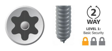Resytork Countersunk 304 Stainless Steel Self Tapping Screw Box of 100 - in Various Sizes
