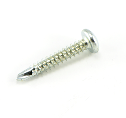 Macsim Pan Head Self Drilling Screws (Square Drive) Clear Zinc Plated - Box of 1000 - Various Sizes