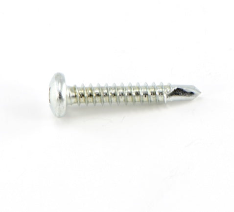 Macsim Pan Head Self Drilling Screws (Square Drive) Clear Zinc Plated - Box of 1000 - Various Sizes