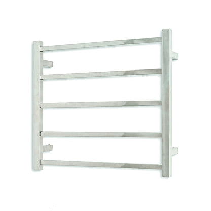 Radiant NON-Heated SQUARE Bar Towel Rails (SLTR03) 550mm Tall - Multiple Widths in Mirror Polished Finish