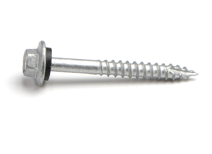 Type 17 Macsim Hex Head Screws Galvanised - Various Sizes, Quantities with Neoprene Washer Option