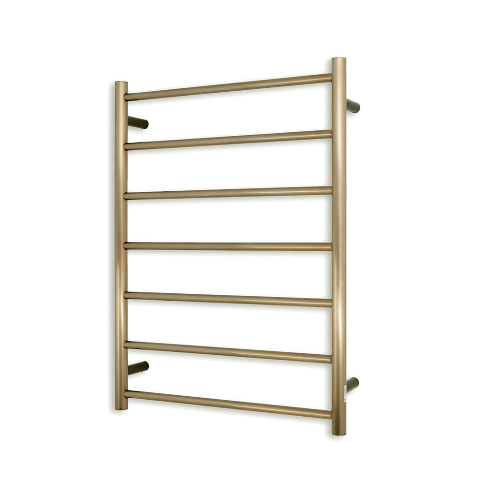 Radiant Heated Towel Rail (RTR01) 600mm x 800mm - 7 Round Bars - Multiple Colour Finishes