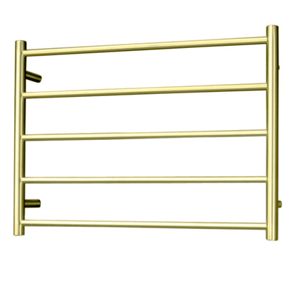 Radiant Heated Towel Rail (RTR03) 750mm x 550mm 5 Round bars - Multiple Colour Finishes