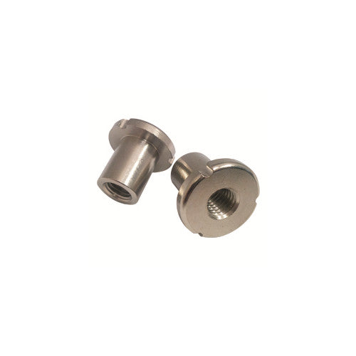 Stellar Through Hole 304 Stainless Steel Barrel Nut M12 x 22mm SRS12-1 - Box of 50 or 100