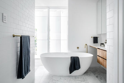 Meir Round Double Towel Rail 900mm - Various Colour Finishes