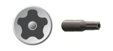 Powertork 25mm Screwdriver Bit to suit Various Size Powertork Screws - Pack of 1