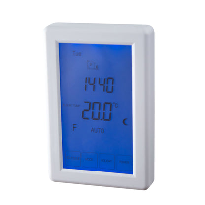 Digital Touch Screen Thermostat White - Horizontal and Vertical Options