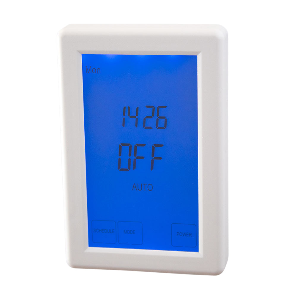 Digital Touch Screen Timer White - Horizontal and Vertical Options