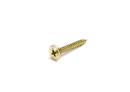 Macsim Button Head Stitching Screws Yellow Zinc Plated - Various Sizes and Quantities