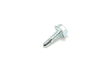 Macsim Hex Washer Face Self Drilling Screws Silver Zinc Plated - Box of 1000 - Various Sizes