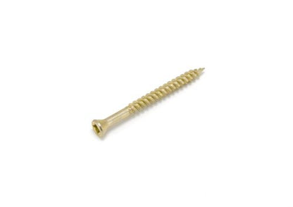 Macsim Countersunk TRIM Head Drywall Screws Yellow Zinc Plated - Box of 1000 - Various Sizes