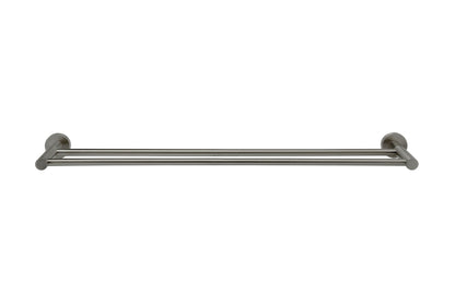 Meir Round Double Towel Rail 600mm in Round or Square Bar - Various Colour Finishes