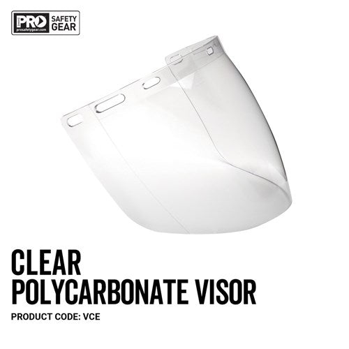 ProChoice® Economy Visor To Suit ProChoice Browguards (BG & HHBGE) Clear Lens (Non Anti-Fog)