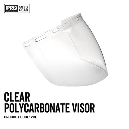 ProChoice® Economy Visor To Suit ProChoice Browguards (BG & HHBGE) Clear Lens (Non Anti-Fog)